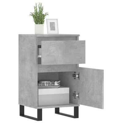 Senkit 2 kpl betoninharmaa 40x35x70 cm tekninen puu