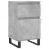 Senkit 2 kpl betoninharmaa 40x35x70 cm tekninen puu