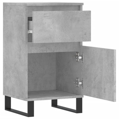 Senkit 2 kpl betoninharmaa 40x35x70 cm tekninen puu