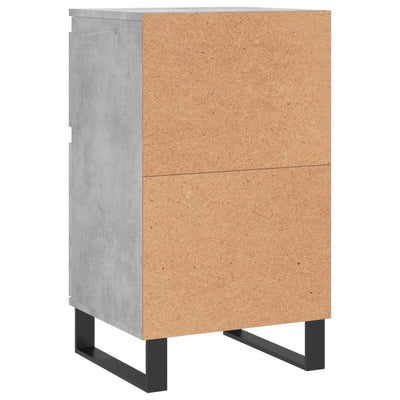 Senkit 2 kpl betoninharmaa 40x35x70 cm tekninen puu