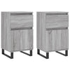 Senkit 2 kpl harmaa Sonoma 40x35x70 cm tekninen puu