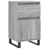 Senkit 2 kpl harmaa Sonoma 40x35x70 cm tekninen puu