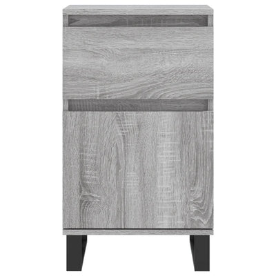 Senkit 2 kpl harmaa Sonoma 40x35x70 cm tekninen puu
