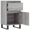 Senkit 2 kpl harmaa Sonoma 40x35x70 cm tekninen puu