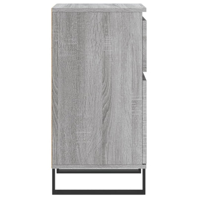 Senkit 2 kpl harmaa Sonoma 40x35x70 cm tekninen puu