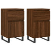 Senkit 2 kpl ruskea tammi 40x35x70 cm tekninen puu
