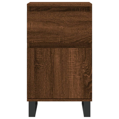 Senkit 2 kpl ruskea tammi 40x35x70 cm tekninen puu