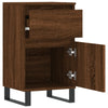 Senkit 2 kpl ruskea tammi 40x35x70 cm tekninen puu