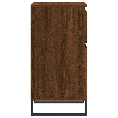 Senkit 2 kpl ruskea tammi 40x35x70 cm tekninen puu
