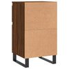 Senkit 2 kpl ruskea tammi 40x35x70 cm tekninen puu