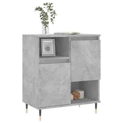Senkki betoninharmaa 60x35x70 cm tekninen puu