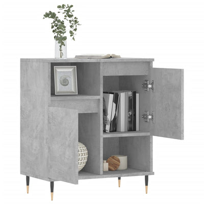 Senkki betoninharmaa 60x35x70 cm tekninen puu