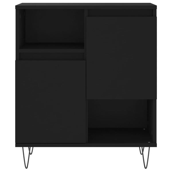 Senkki musta 60x35x70 cm tekninen puu