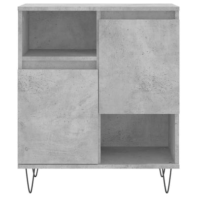 Senkki betoninharmaa 60x35x70 cm tekninen puu