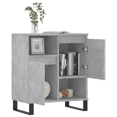 Senkki betoninharmaa 60x35x70 cm tekninen puu
