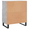 Senkki betoninharmaa 60x35x70 cm tekninen puu