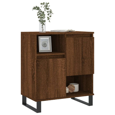 Senkki ruskea tammi 60x35x70 cm tekninen puu