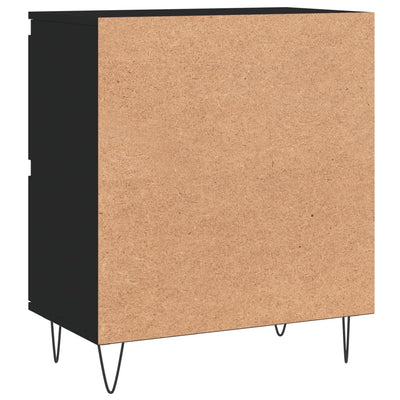 Senkki musta 60x35x70 cm tekninen puu