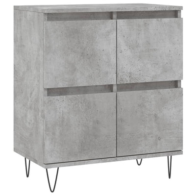 Senkki betoninharmaa 60x35x70 cm tekninen puu