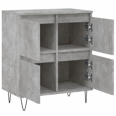 Senkki betoninharmaa 60x35x70 cm tekninen puu