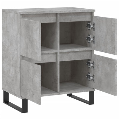 Senkki betoninharmaa 60x35x70 cm tekninen puu