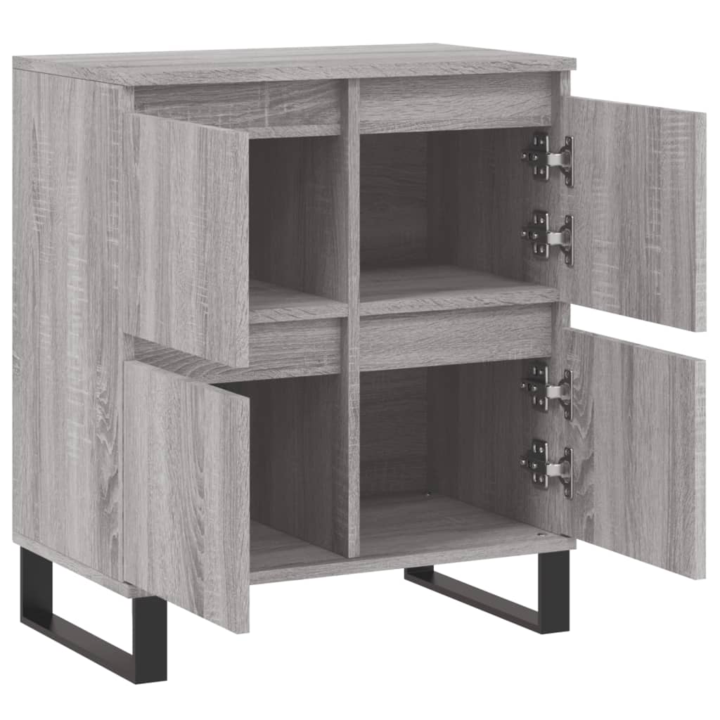 Harmaa senkki Raiif 60x35x70cm (puinen)