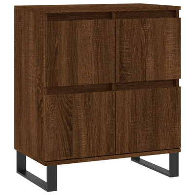 Senkki ruskea tammi 60x35x70 cm tekninen puu