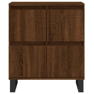 Senkki ruskea tammi 60x35x70 cm tekninen puu