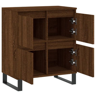 Senkki ruskea tammi 60x35x70 cm tekninen puu