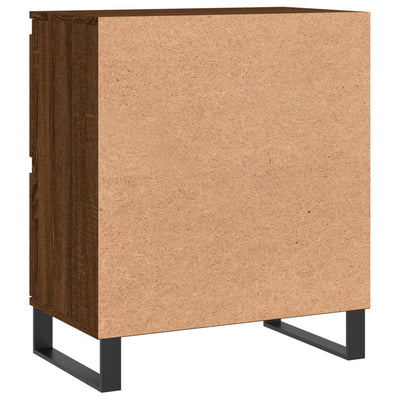 Senkki ruskea tammi 60x35x70 cm tekninen puu