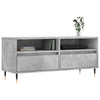 TV-taso betoninharmaa 100x34,5x44,5 cm tekninen puu