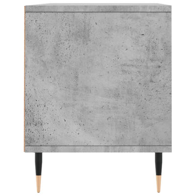 TV-taso betoninharmaa 100x34,5x44,5 cm tekninen puu