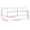 TV-taso betoninharmaa 100x34,5x44,5 cm tekninen puu