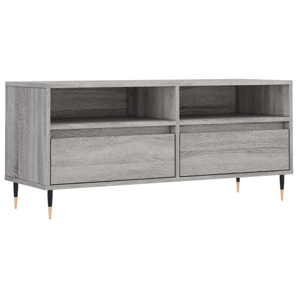 Sonoma TV-taso harmaa 100x34,5x44,5 cm teknisestä puusta