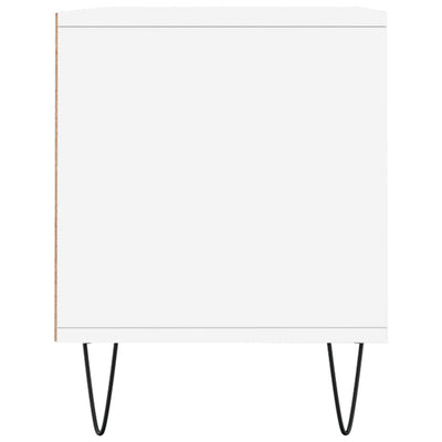 TV-taso valkoinen 100x34,5x44,5 cm tekninen puu
