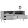 TV-taso betoninharmaa 100x34,5x44,5 cm tekninen puu