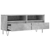 TV-taso betoninharmaa 100x34,5x44,5 cm tekninen puu