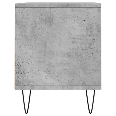 TV-taso betoninharmaa 100x34,5x44,5 cm tekninen puu