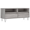 TV-taso harmaa Sonoma 100x34,5x44,5 cm tekninen puu