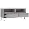 TV-taso harmaa Sonoma 100x34,5x44,5 cm tekninen puu
