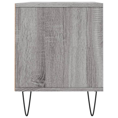 TV-taso harmaa Sonoma 100x34,5x44,5 cm tekninen puu