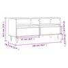 TV-taso harmaa Sonoma 100x34,5x44,5 cm tekninen puu