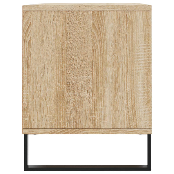 TV-taso 100x34,5x44,5 cm teknisestä puusta, Sonoma-tammi