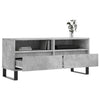 TV-taso teknisestä puusta, mitat 100x34,5x44,5 cm, väri betoninharmaa