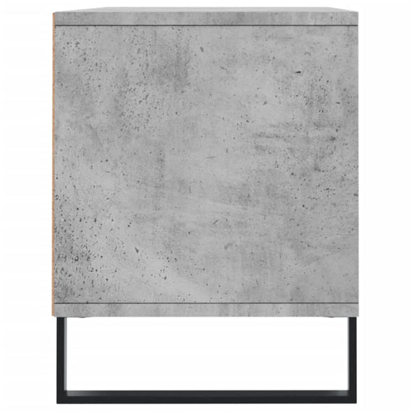 TV-taso teknisestä puusta, mitat 100x34,5x44,5 cm, väri betoninharmaa