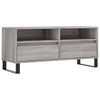 Harmaa Sonoma TV-taso 100x34,5x44,5 cm teknisestä puusta