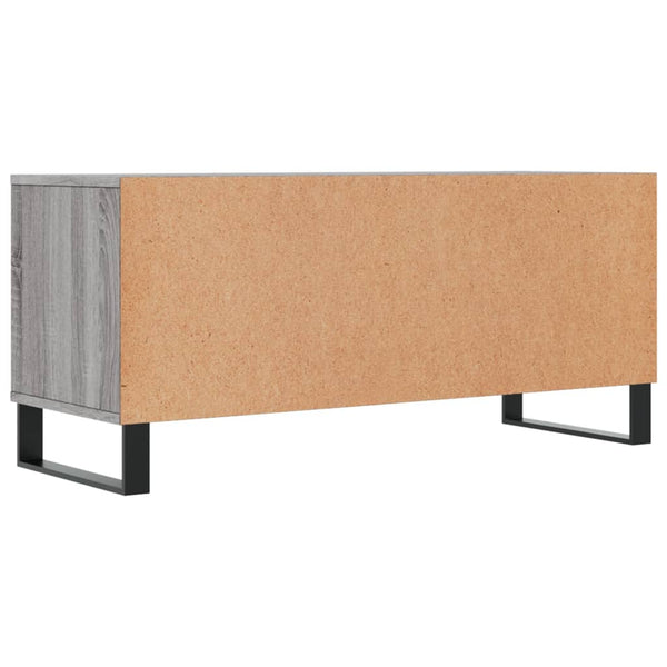 Harmaa Sonoma TV-taso 100x34,5x44,5 cm teknisestä puusta