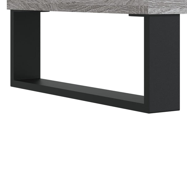 Harmaa Sonoma TV-taso 100x34,5x44,5 cm teknisestä puusta
