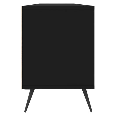 TV-taso musta 150x30x44,5 cm tekninen puu