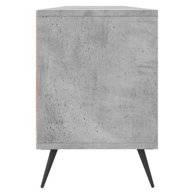 TV-taso betoninharmaa 150x30x44,5 cm tekninen puu